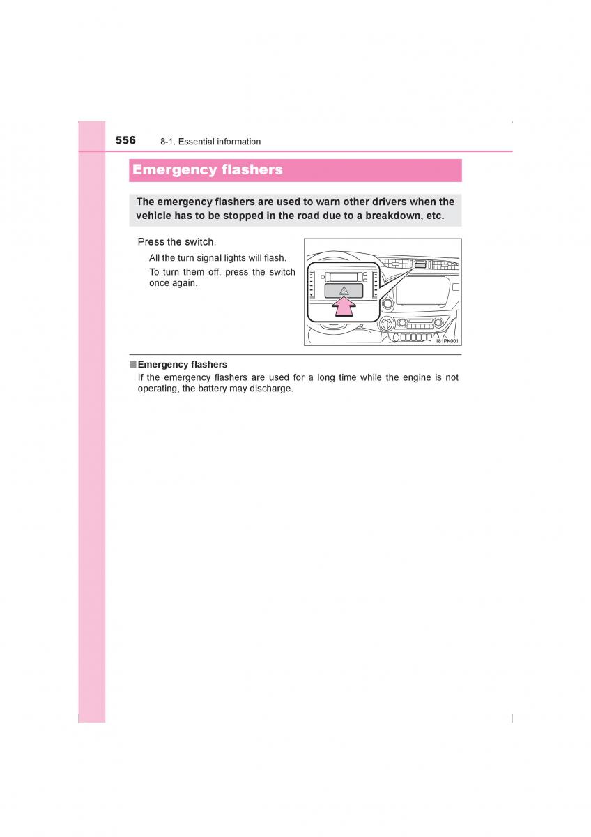 Toyota Hilux VIII 8 AN120 AN130 owners manual / page 556