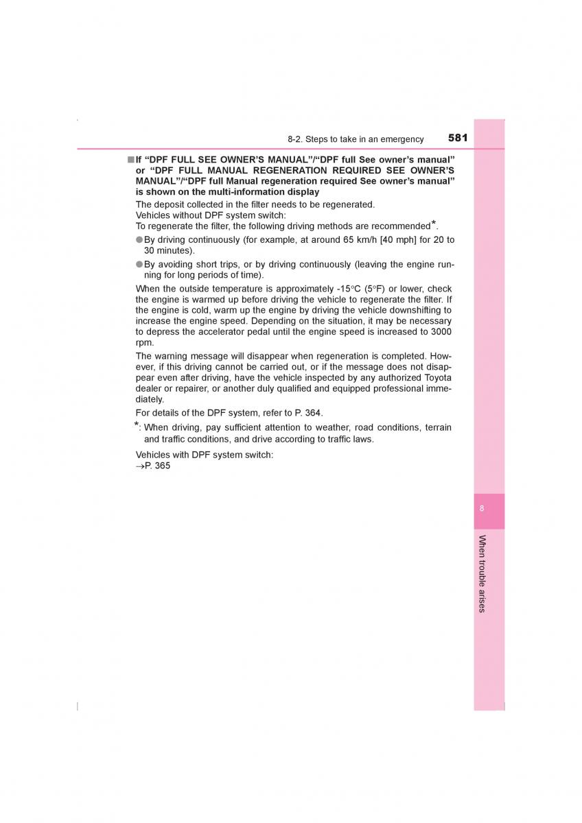 Toyota Hilux VIII 8 AN120 AN130 owners manual / page 581