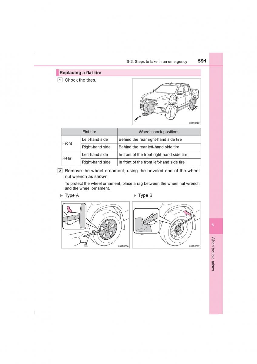 Toyota Hilux VIII 8 AN120 AN130 owners manual / page 591