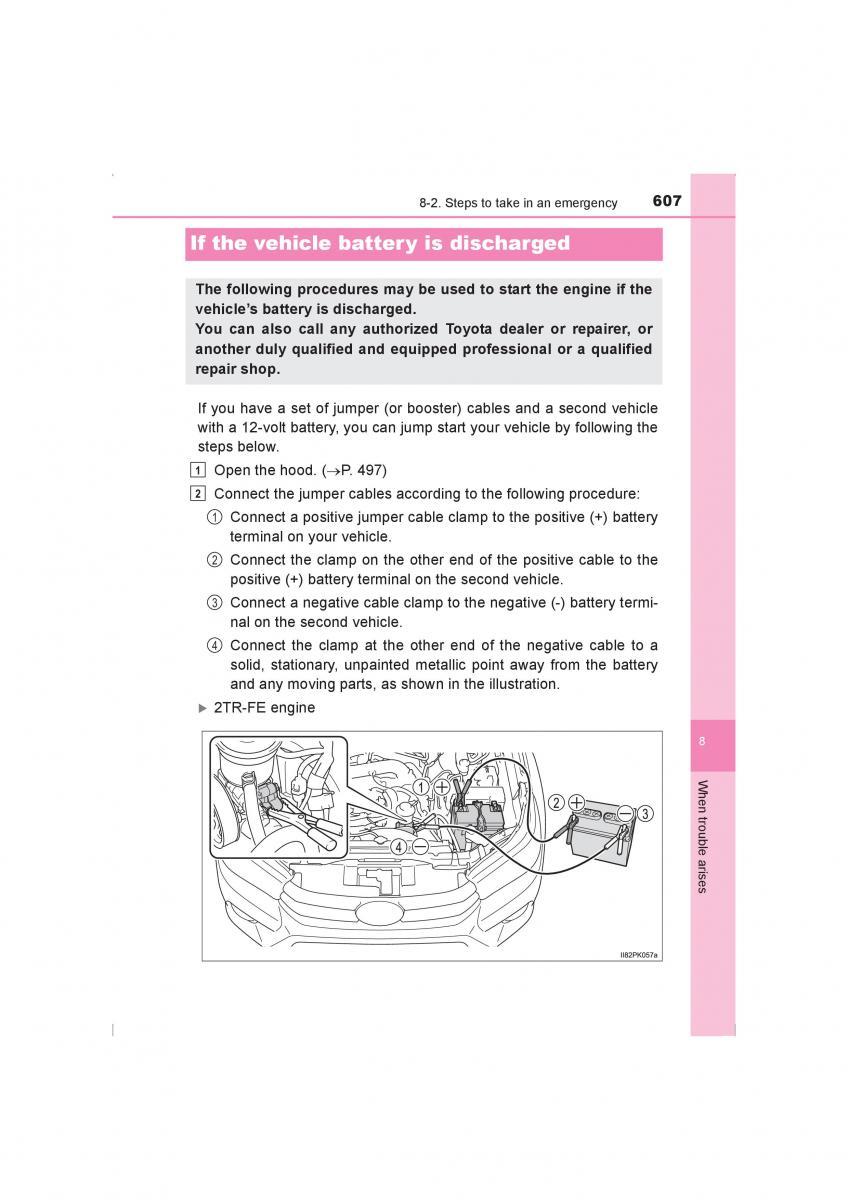 Toyota Hilux VIII 8 AN120 AN130 owners manual / page 607