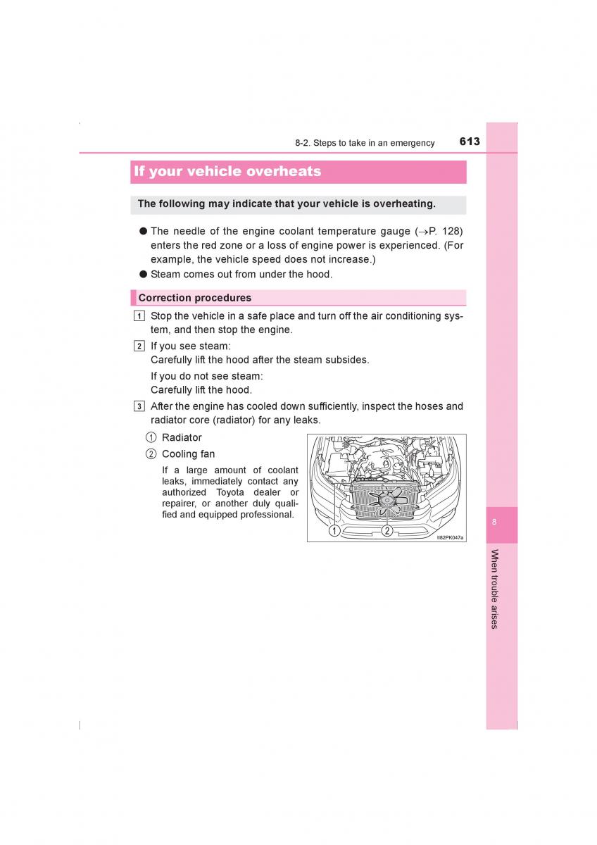 Toyota Hilux VIII 8 AN120 AN130 owners manual / page 613