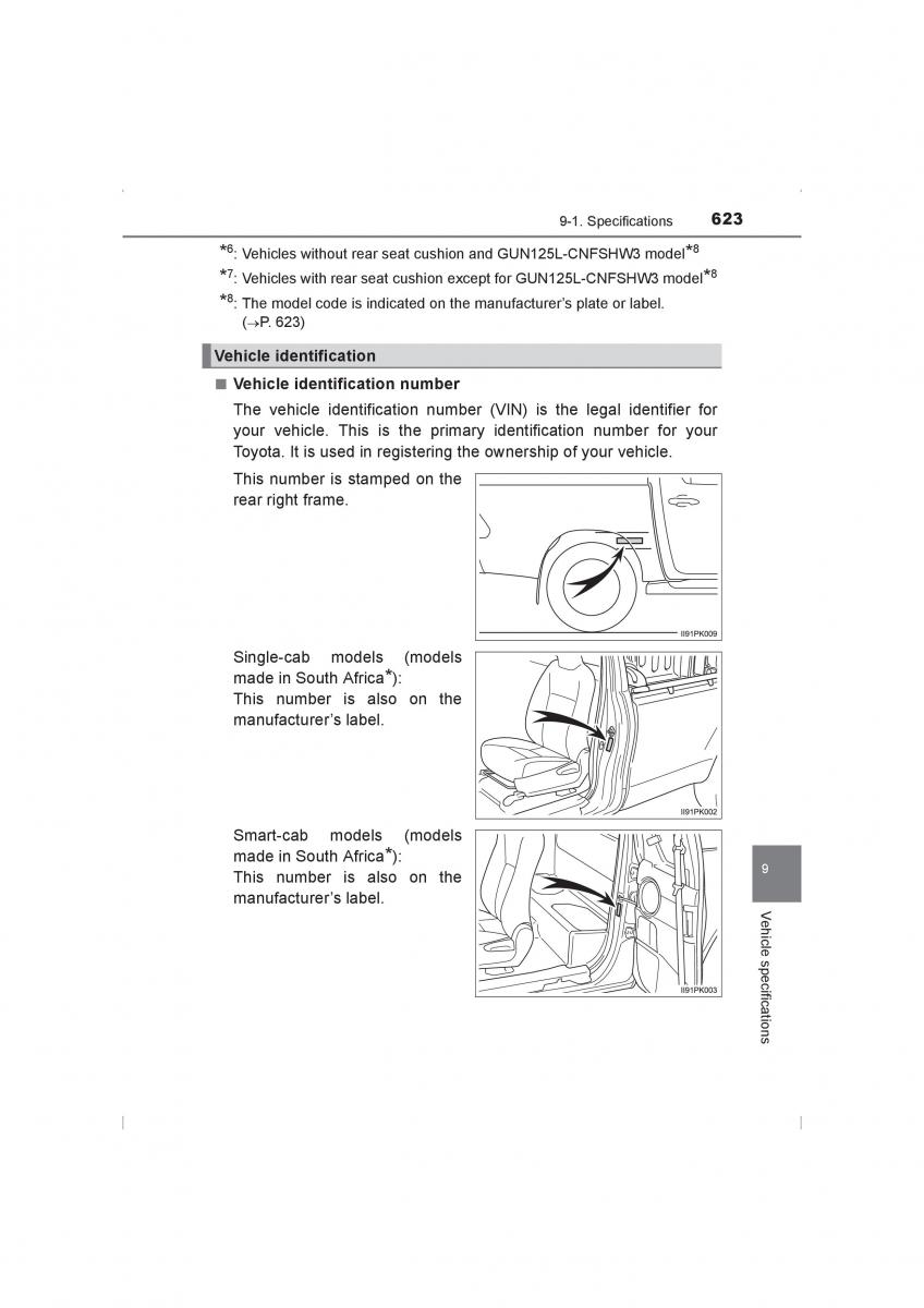 Toyota Hilux VIII 8 AN120 AN130 owners manual / page 623