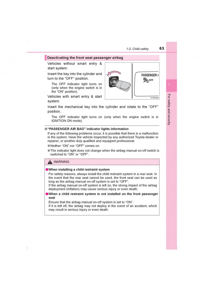 Toyota Hilux VIII 8 AN120 AN130 owners manual / page 63