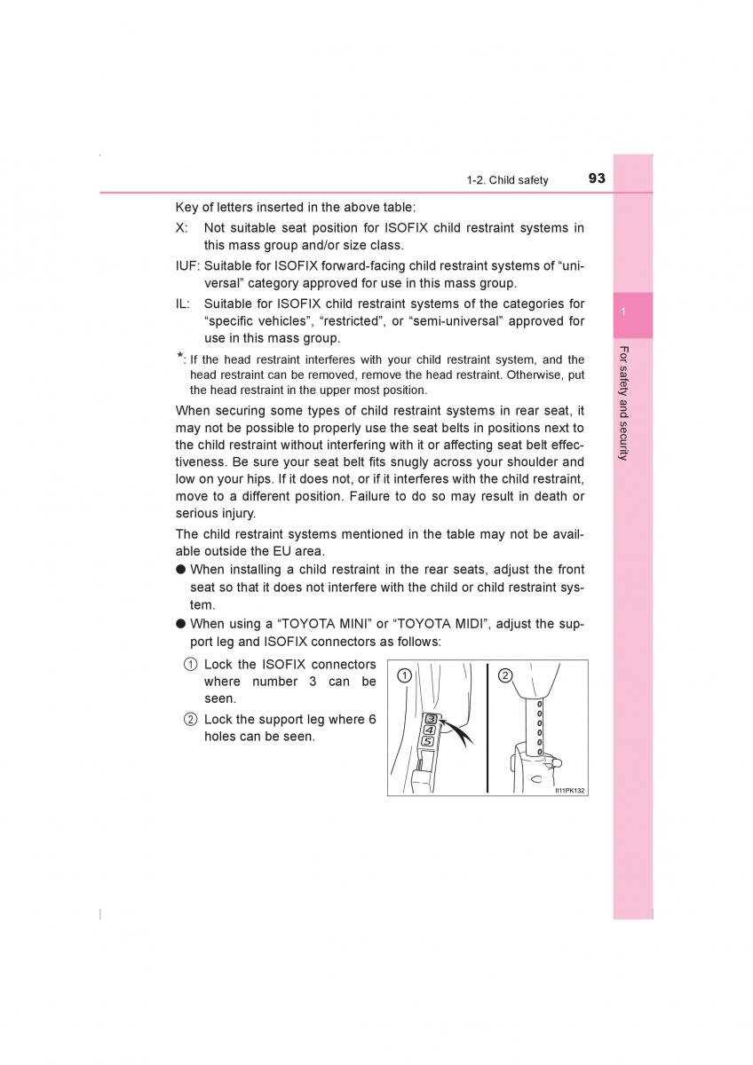 Toyota Hilux VIII 8 AN120 AN130 owners manual / page 93