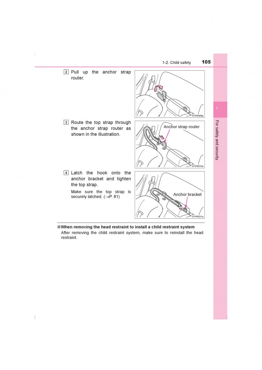 Toyota Hilux VIII 8 AN120 AN130 owners manual / page 105