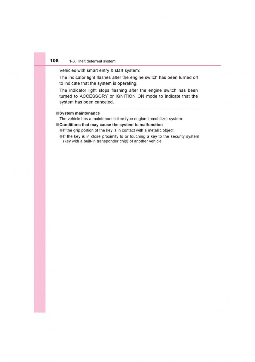 Toyota Hilux VIII 8 AN120 AN130 owners manual / page 108