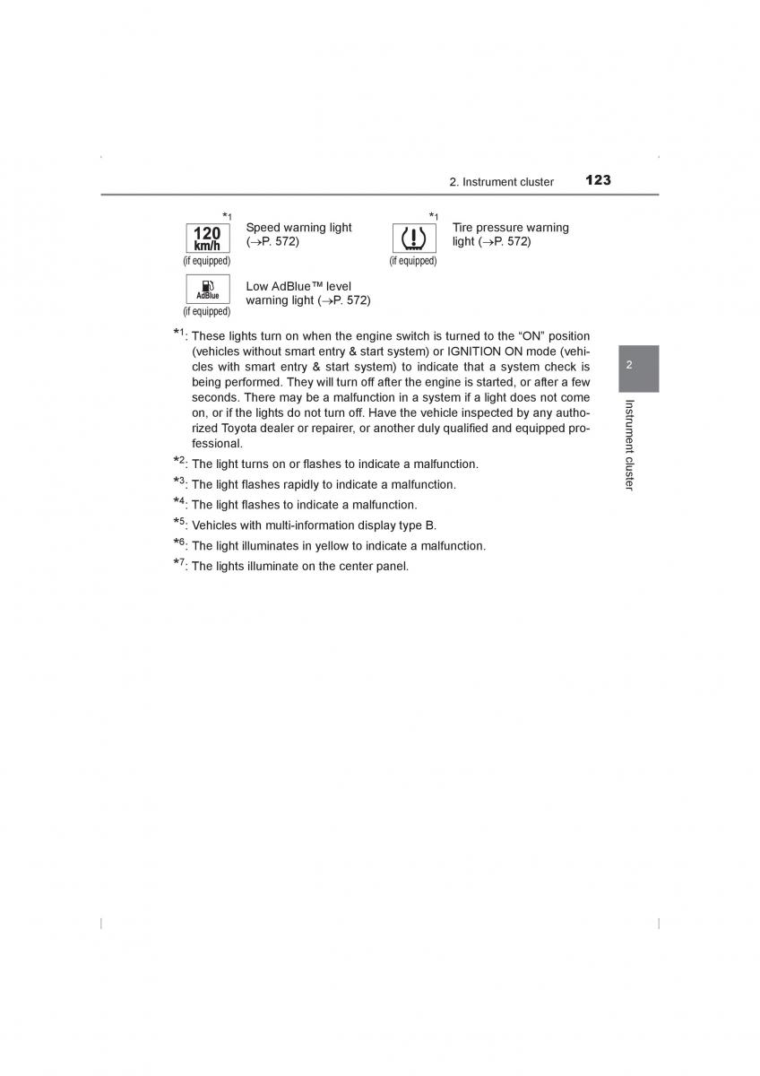 Toyota Hilux VIII 8 AN120 AN130 owners manual / page 123