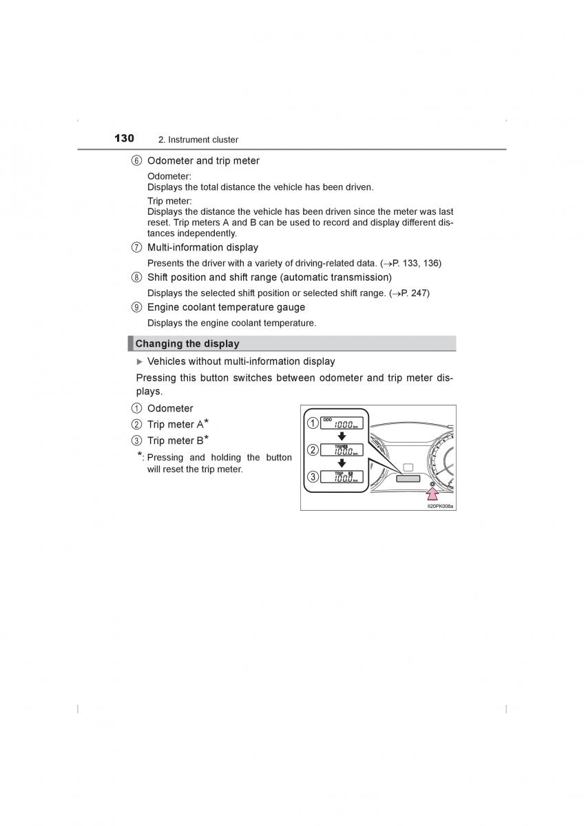 Toyota Hilux VIII 8 AN120 AN130 owners manual / page 130