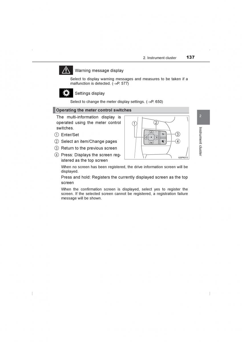 Toyota Hilux VIII 8 AN120 AN130 owners manual / page 137