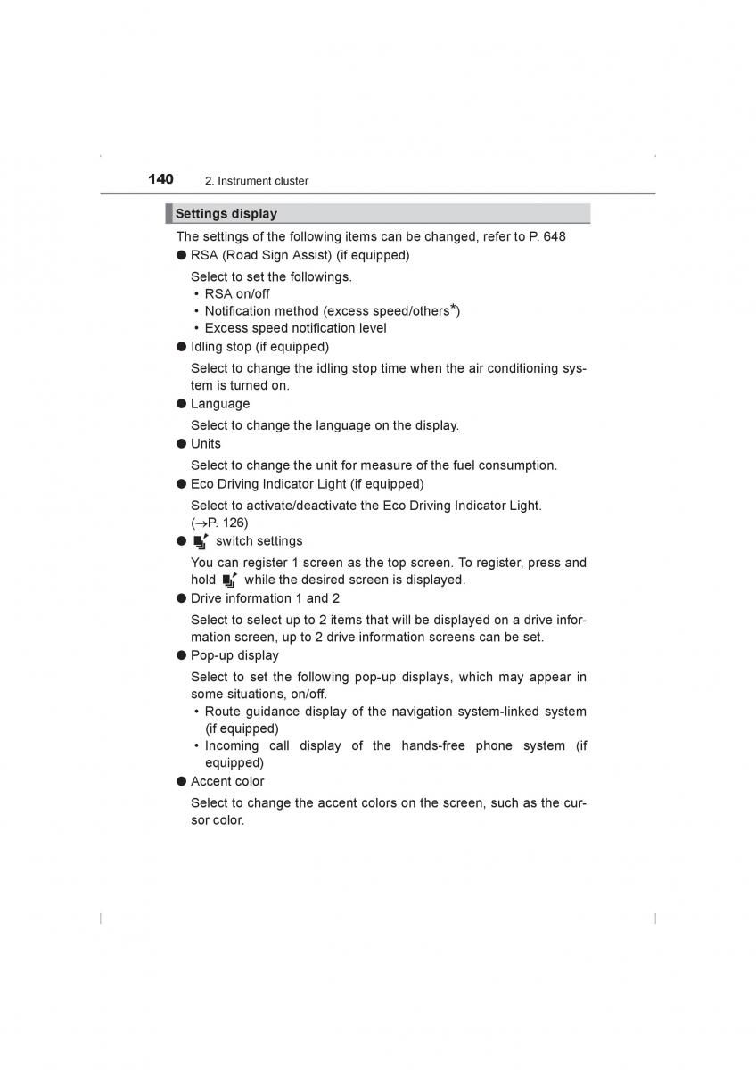 Toyota Hilux VIII 8 AN120 AN130 owners manual / page 140