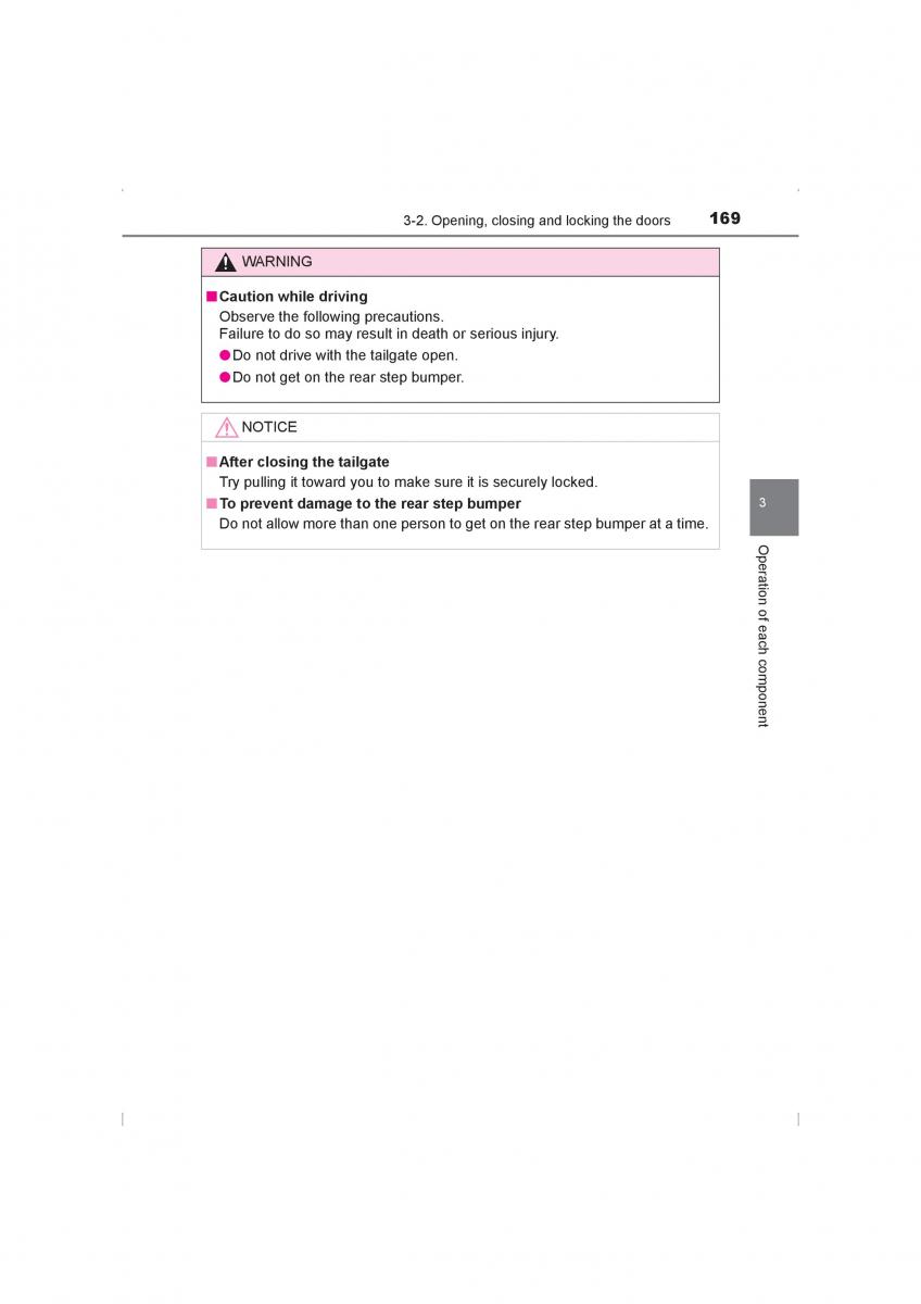 Toyota Hilux VIII 8 AN120 AN130 owners manual / page 169