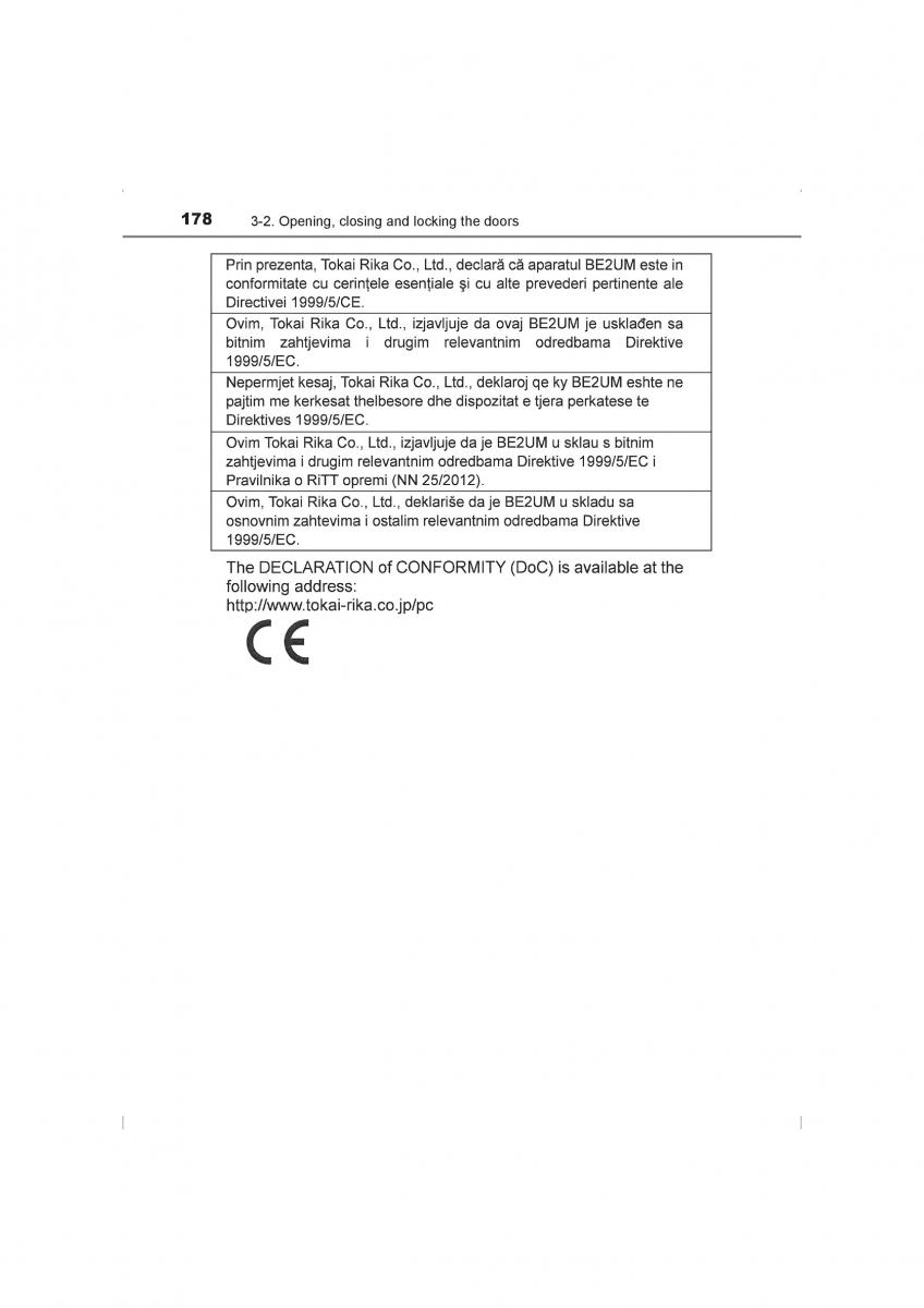 Toyota Hilux VIII 8 AN120 AN130 owners manual / page 178