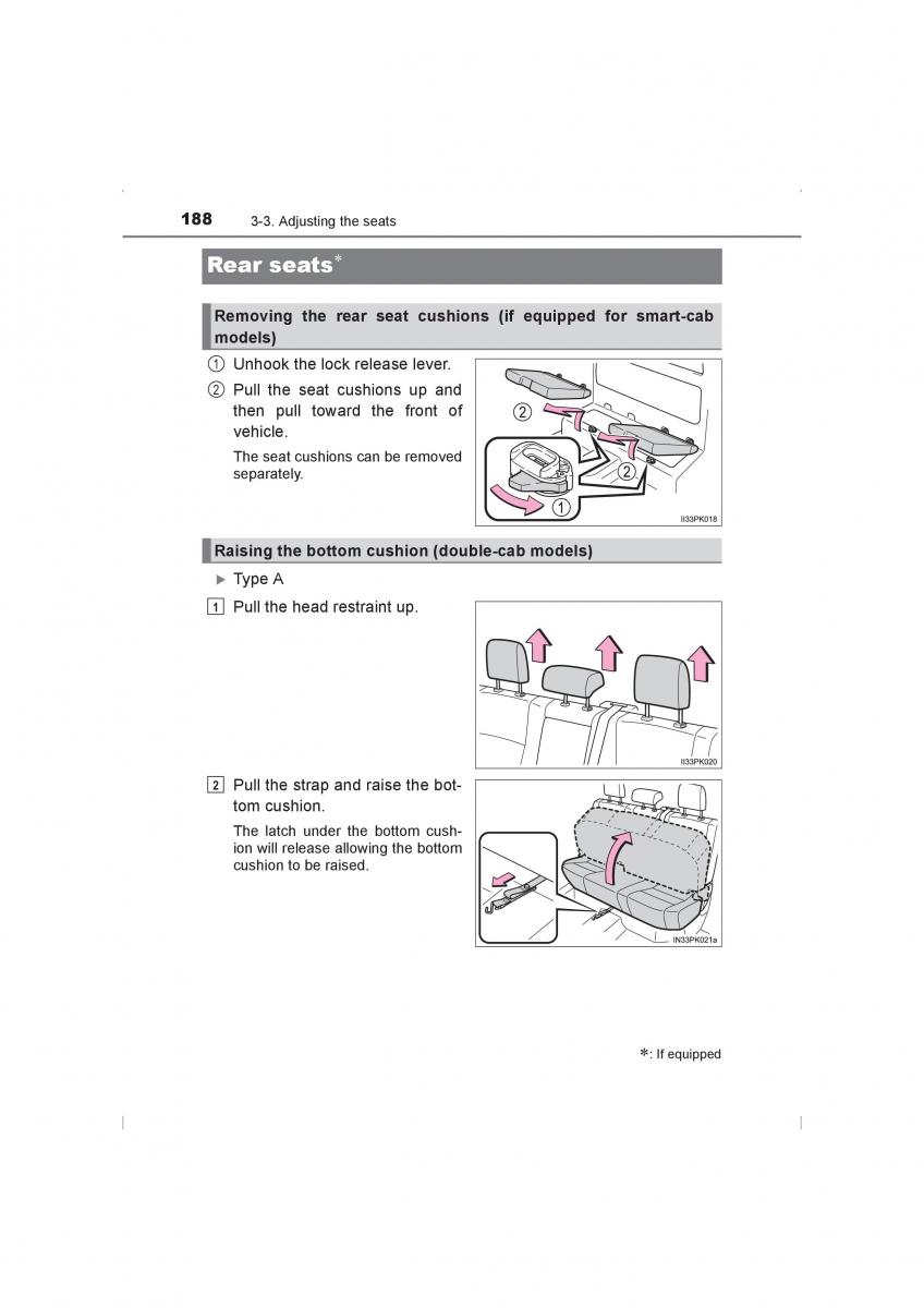 Toyota Hilux VIII 8 AN120 AN130 owners manual / page 188