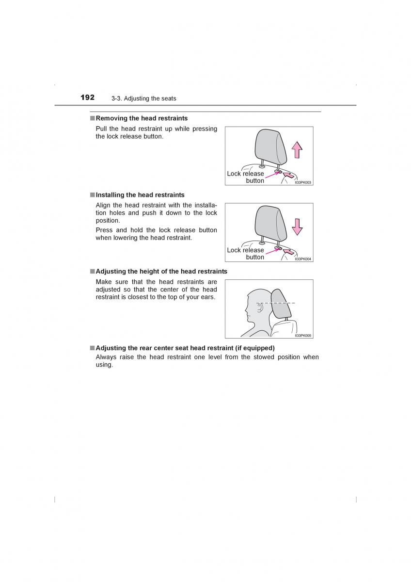 Toyota Hilux VIII 8 AN120 AN130 owners manual / page 192