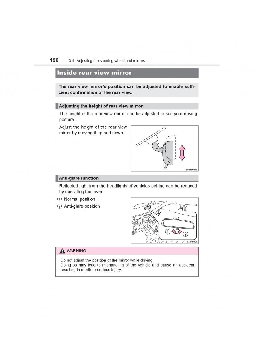 Toyota Hilux VIII 8 AN120 AN130 owners manual / page 196