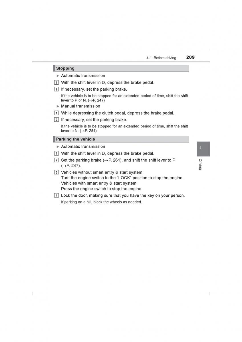 Toyota Hilux VIII 8 AN120 AN130 owners manual / page 209