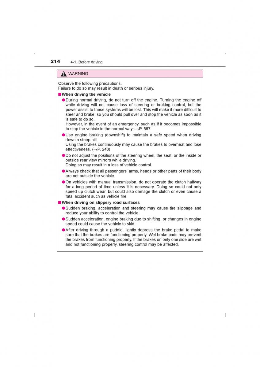 Toyota Hilux VIII 8 AN120 AN130 owners manual / page 214