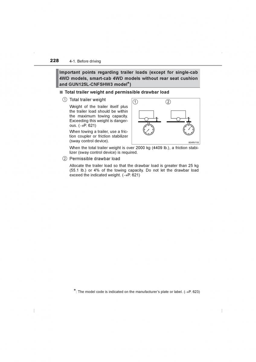 Toyota Hilux VIII 8 AN120 AN130 owners manual / page 228