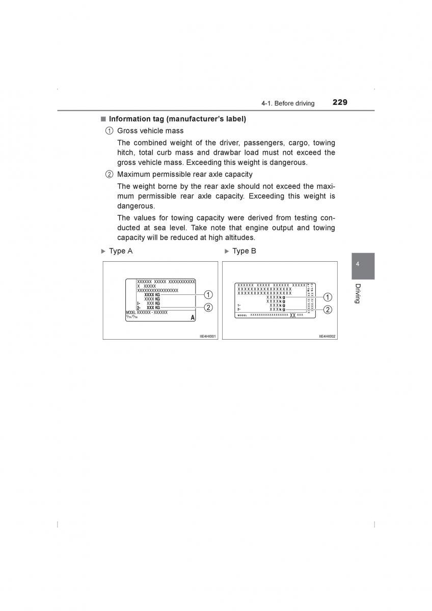 Toyota Hilux VIII 8 AN120 AN130 owners manual / page 229