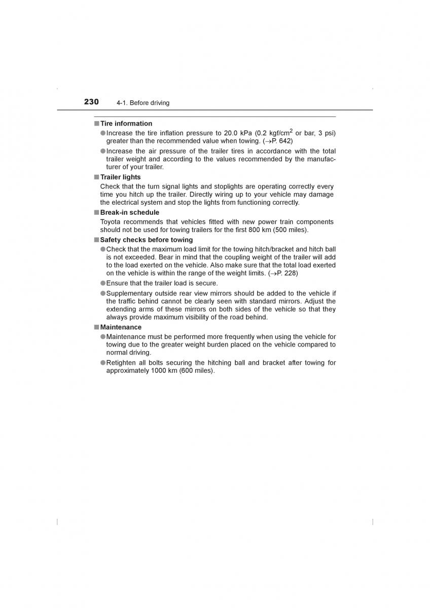 Toyota Hilux VIII 8 AN120 AN130 owners manual / page 230