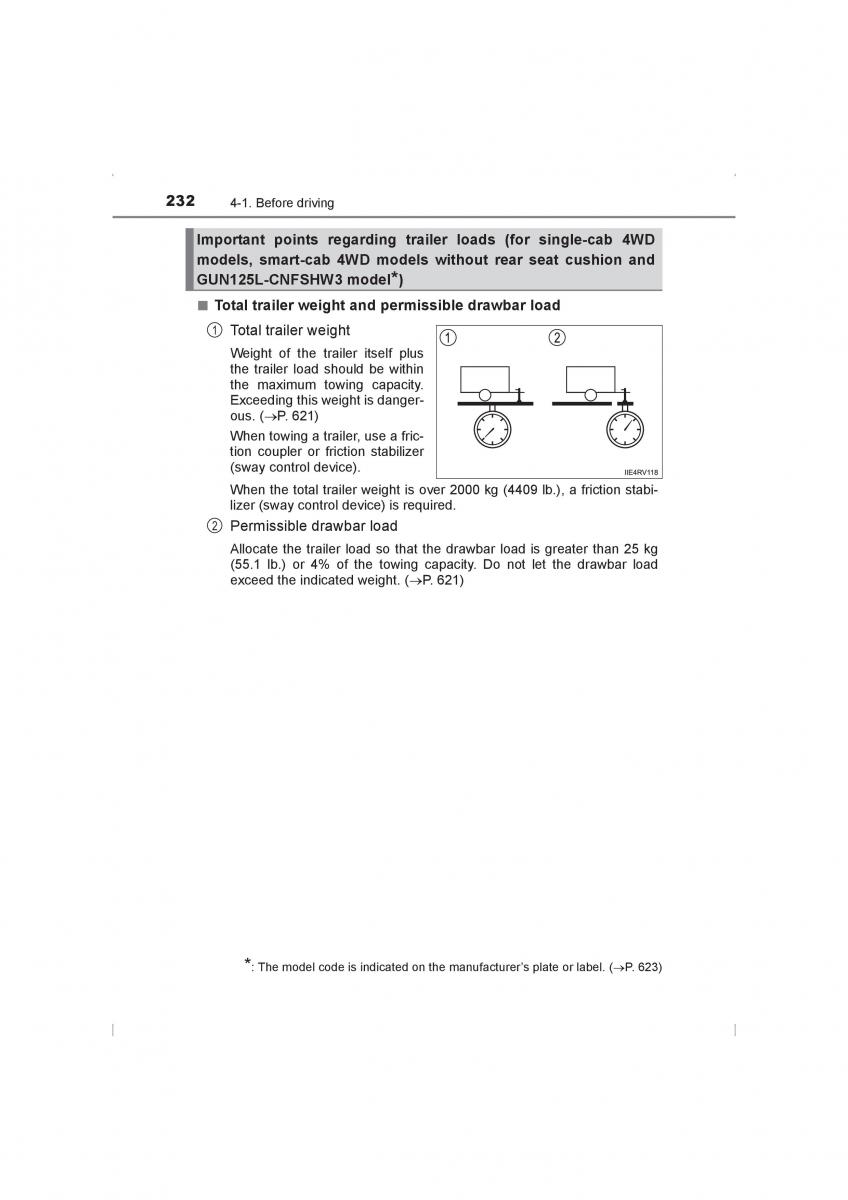 Toyota Hilux VIII 8 AN120 AN130 owners manual / page 232