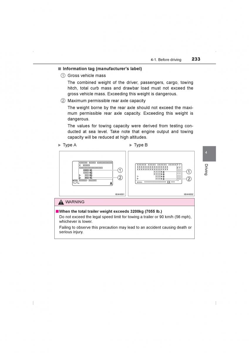 Toyota Hilux VIII 8 AN120 AN130 owners manual / page 233