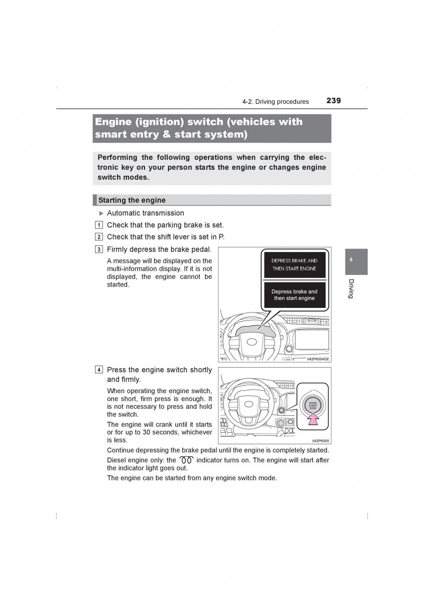 Toyota Hilux VIII 8 AN120 AN130 owners manual / page 239