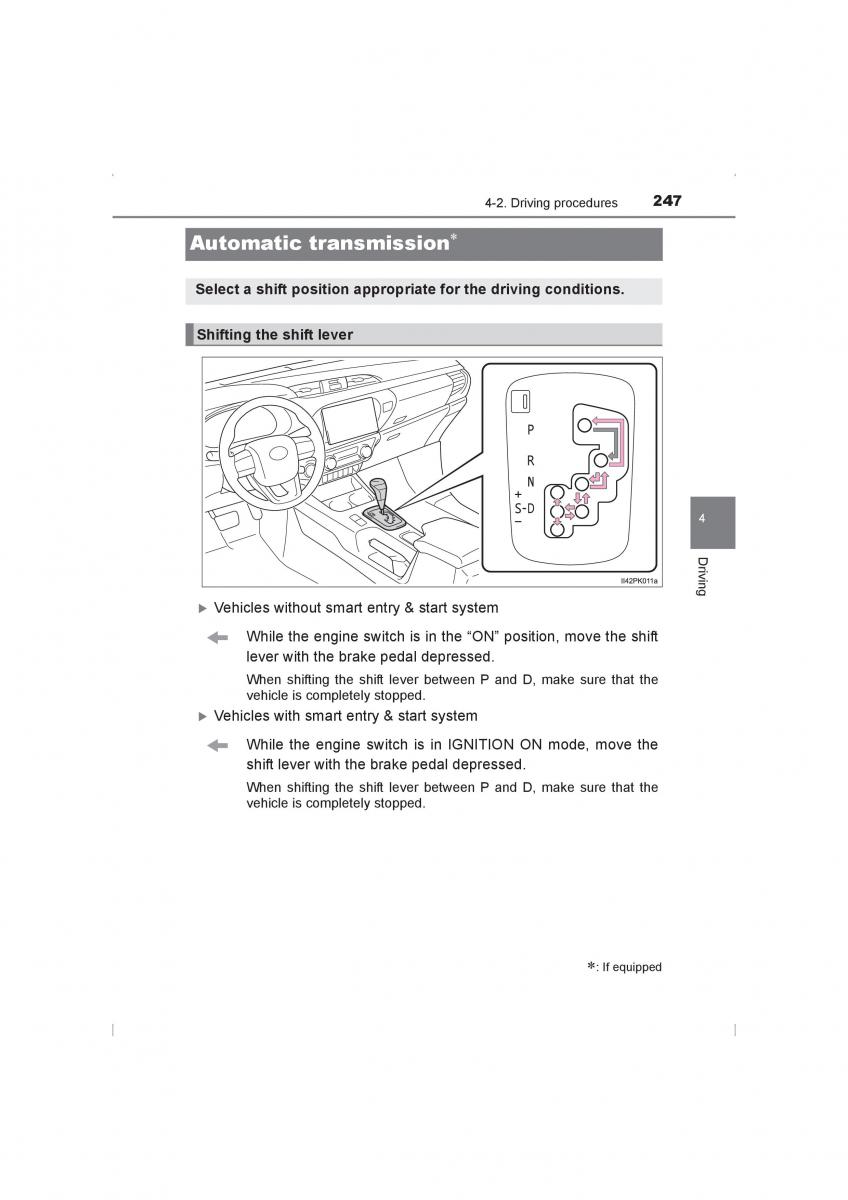 Toyota Hilux VIII 8 AN120 AN130 owners manual / page 247