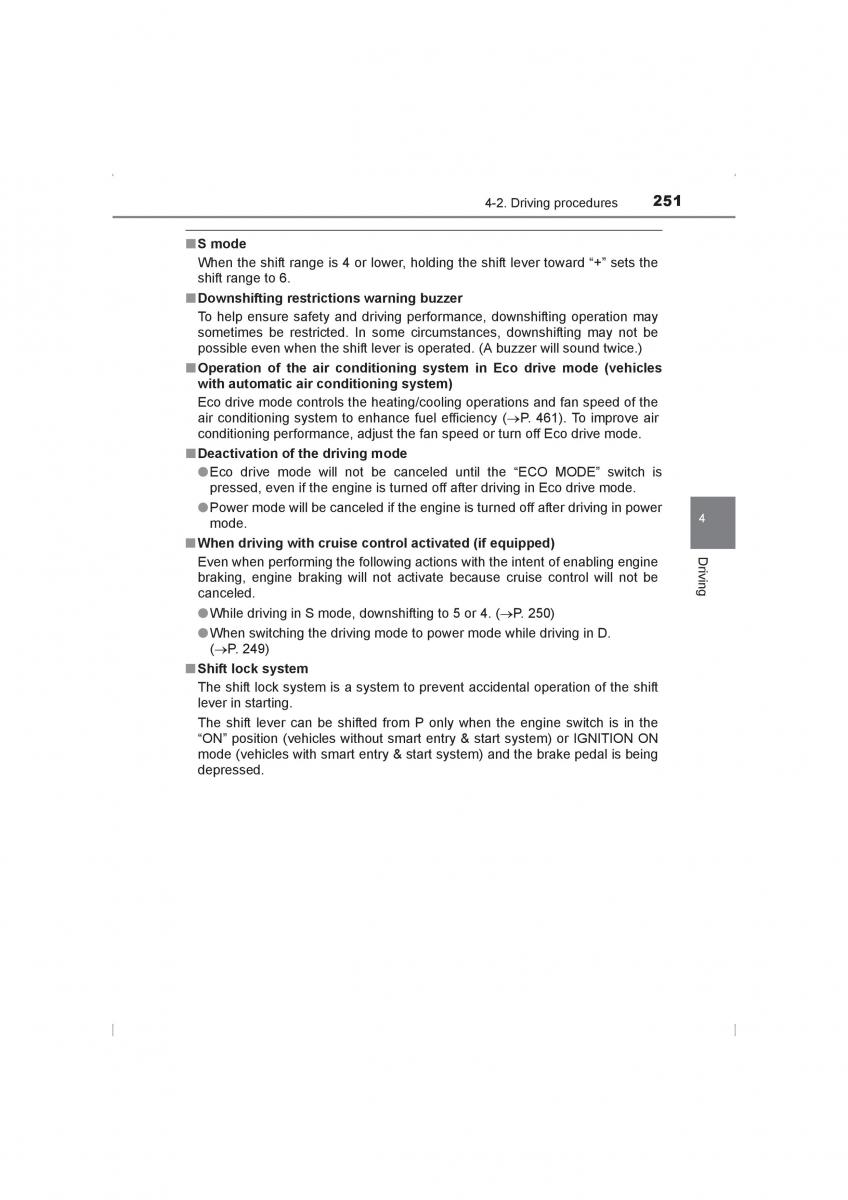 Toyota Hilux VIII 8 AN120 AN130 owners manual / page 251