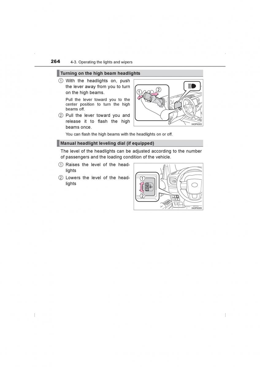 Toyota Hilux VIII 8 AN120 AN130 owners manual / page 264