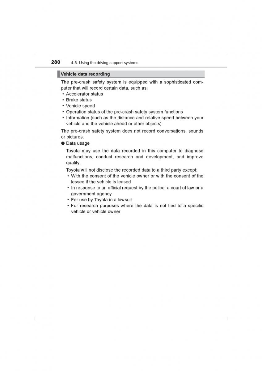 Toyota Hilux VIII 8 AN120 AN130 owners manual / page 280