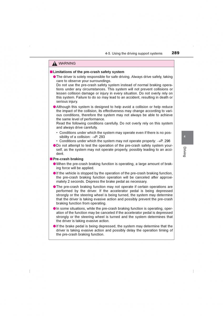 Toyota Hilux VIII 8 AN120 AN130 owners manual / page 289