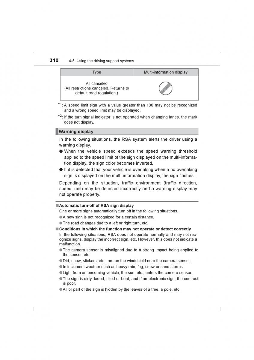 Toyota Hilux VIII 8 AN120 AN130 owners manual / page 312