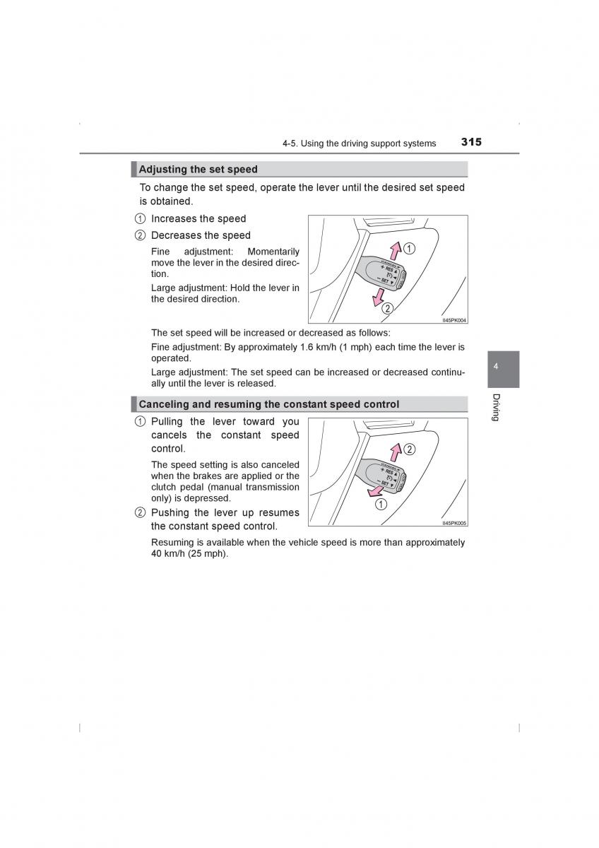 Toyota Hilux VIII 8 AN120 AN130 owners manual / page 315