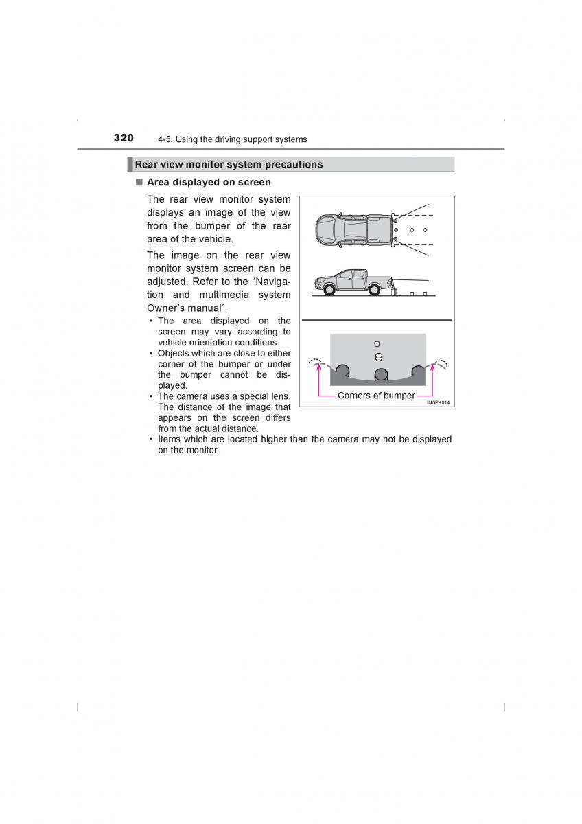 Toyota Hilux VIII 8 AN120 AN130 owners manual / page 320