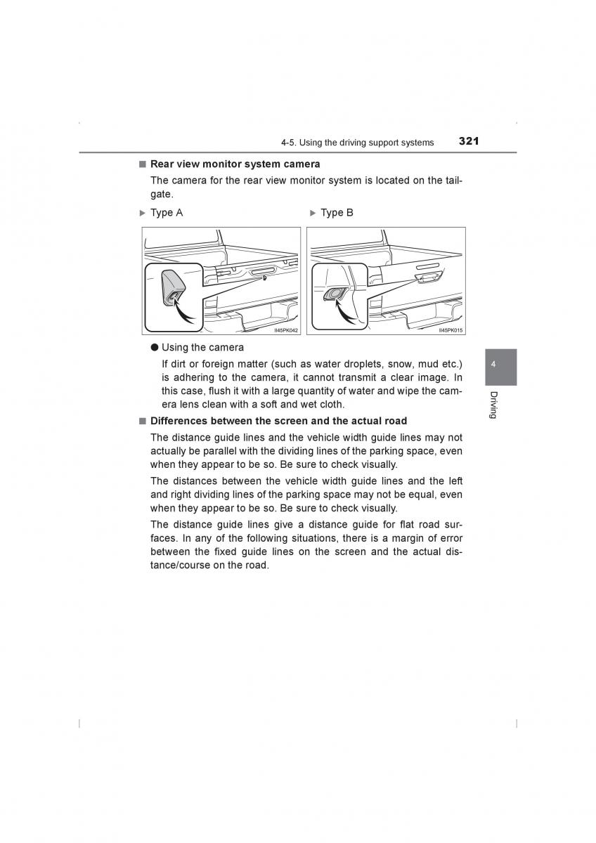 Toyota Hilux VIII 8 AN120 AN130 owners manual / page 321