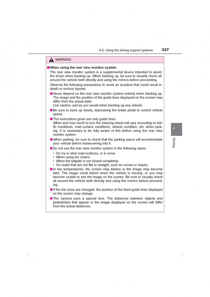 Toyota Hilux VIII 8 AN120 AN130 owners manual / page 327