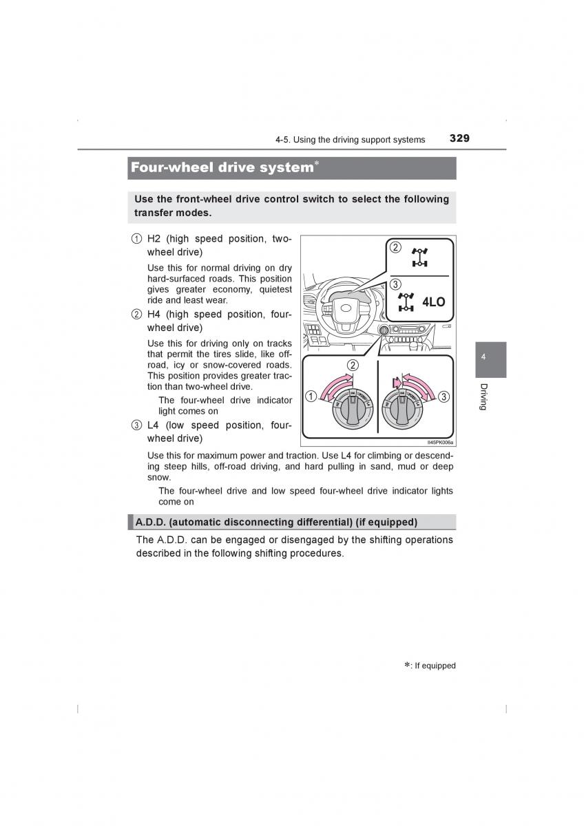 Toyota Hilux VIII 8 AN120 AN130 owners manual / page 329