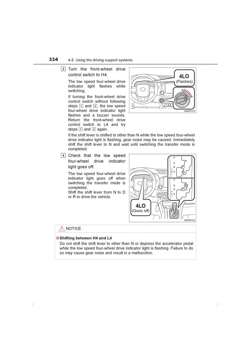 Toyota Hilux VIII 8 AN120 AN130 owners manual / page 334