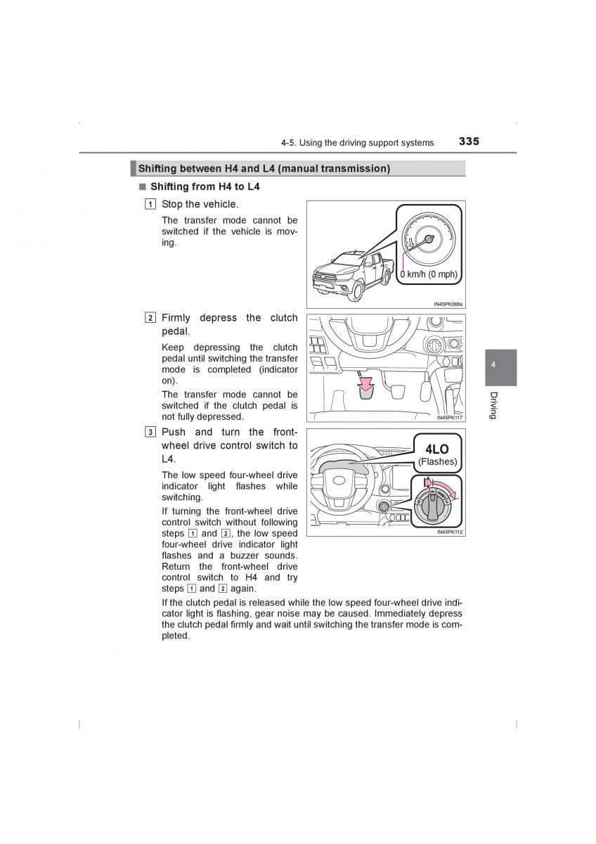 Toyota Hilux VIII 8 AN120 AN130 owners manual / page 335