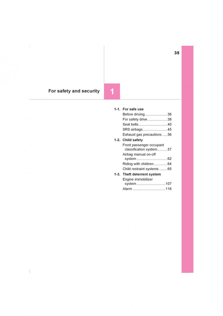 Toyota Hilux VIII 8 AN120 AN130 owners manual / page 35