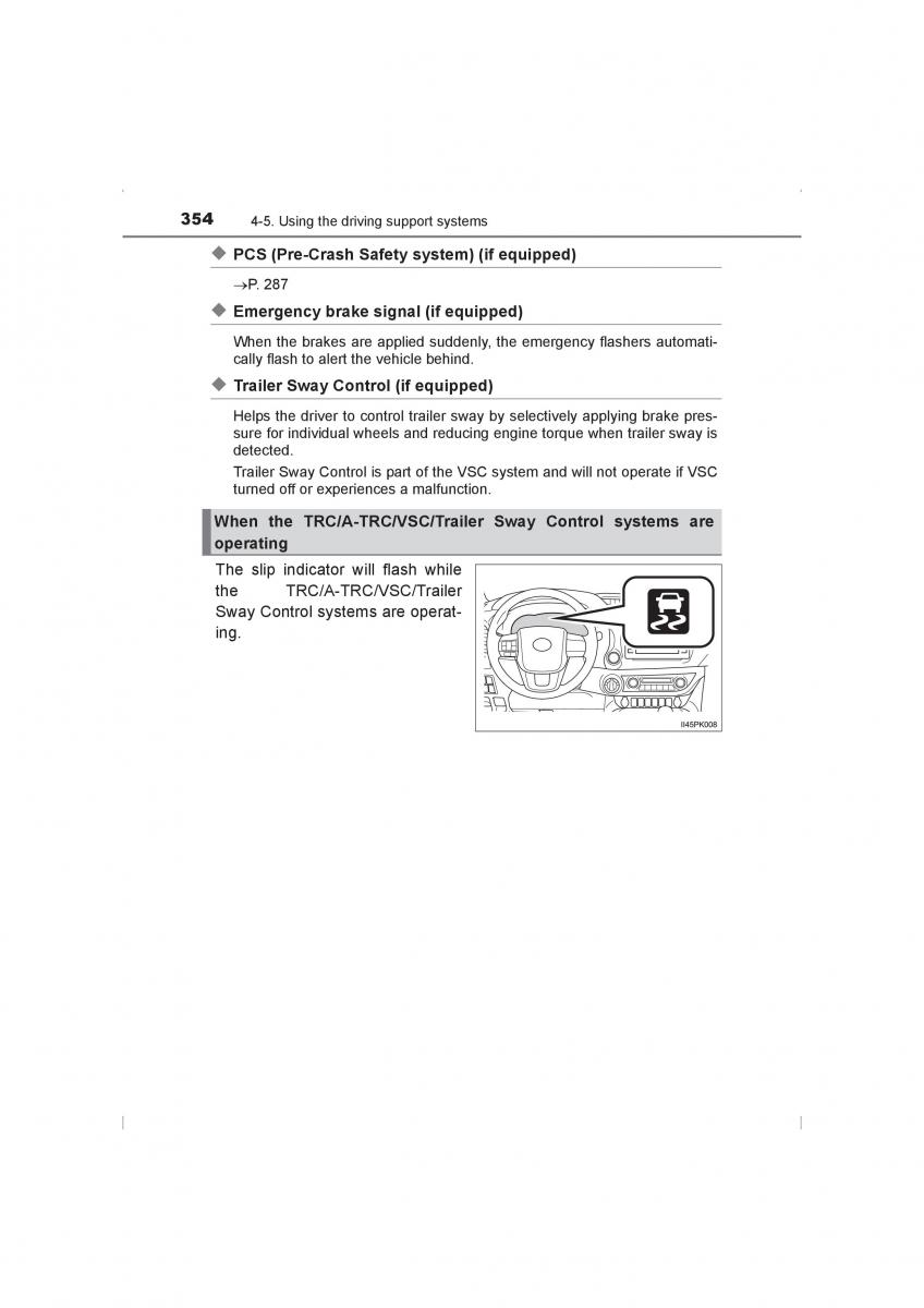 Toyota Hilux VIII 8 AN120 AN130 owners manual / page 354