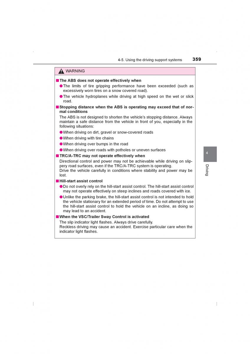 Toyota Hilux VIII 8 AN120 AN130 owners manual / page 359