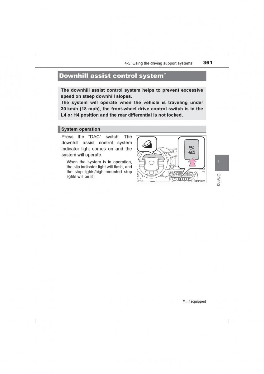 Toyota Hilux VIII 8 AN120 AN130 owners manual / page 361