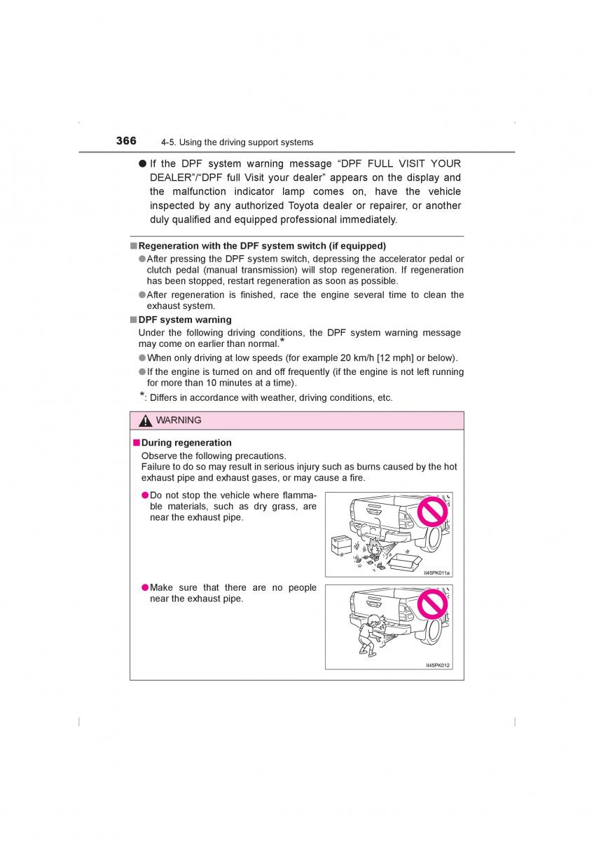 Toyota Hilux VIII 8 AN120 AN130 owners manual / page 366