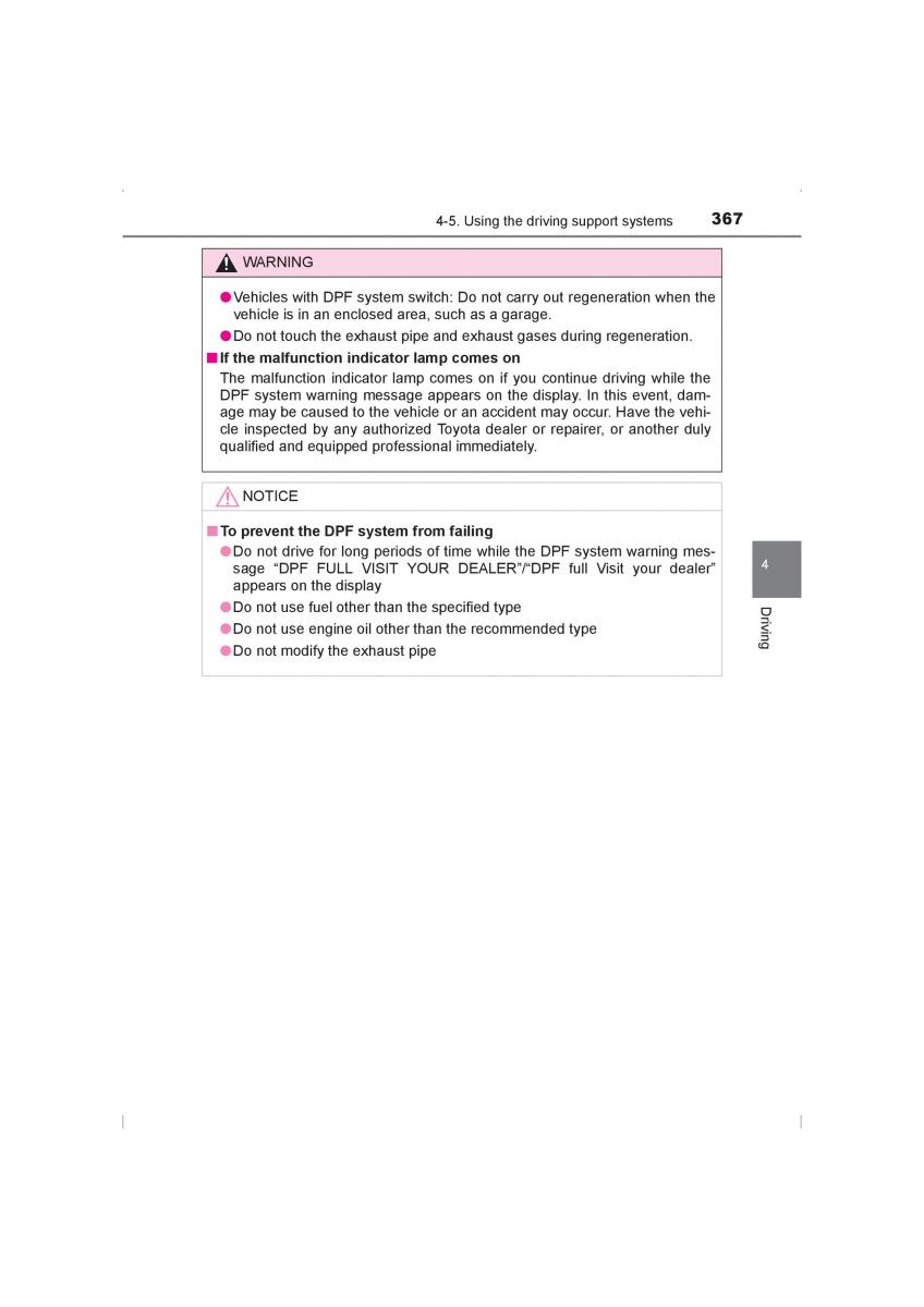 Toyota Hilux VIII 8 AN120 AN130 owners manual / page 367