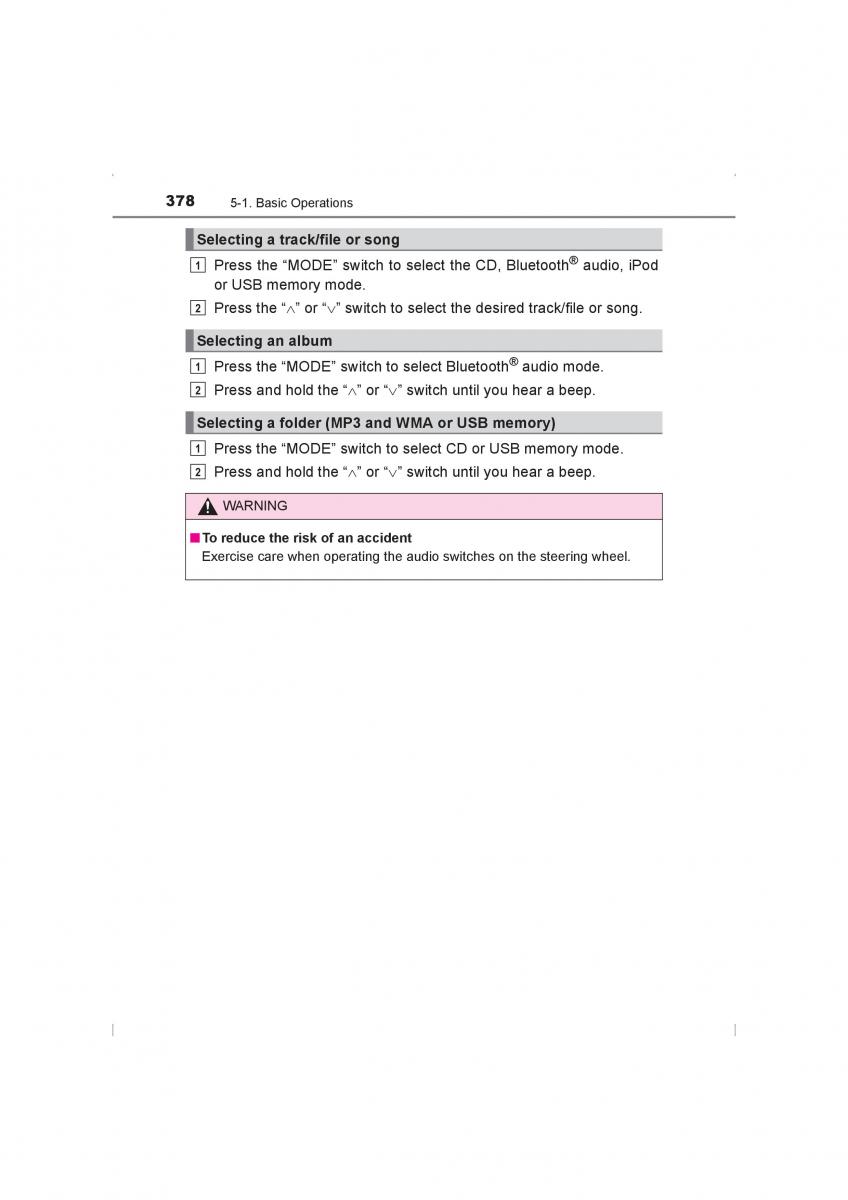 Toyota Hilux VIII 8 AN120 AN130 owners manual / page 378