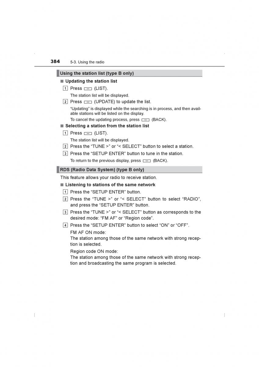 Toyota Hilux VIII 8 AN120 AN130 owners manual / page 384