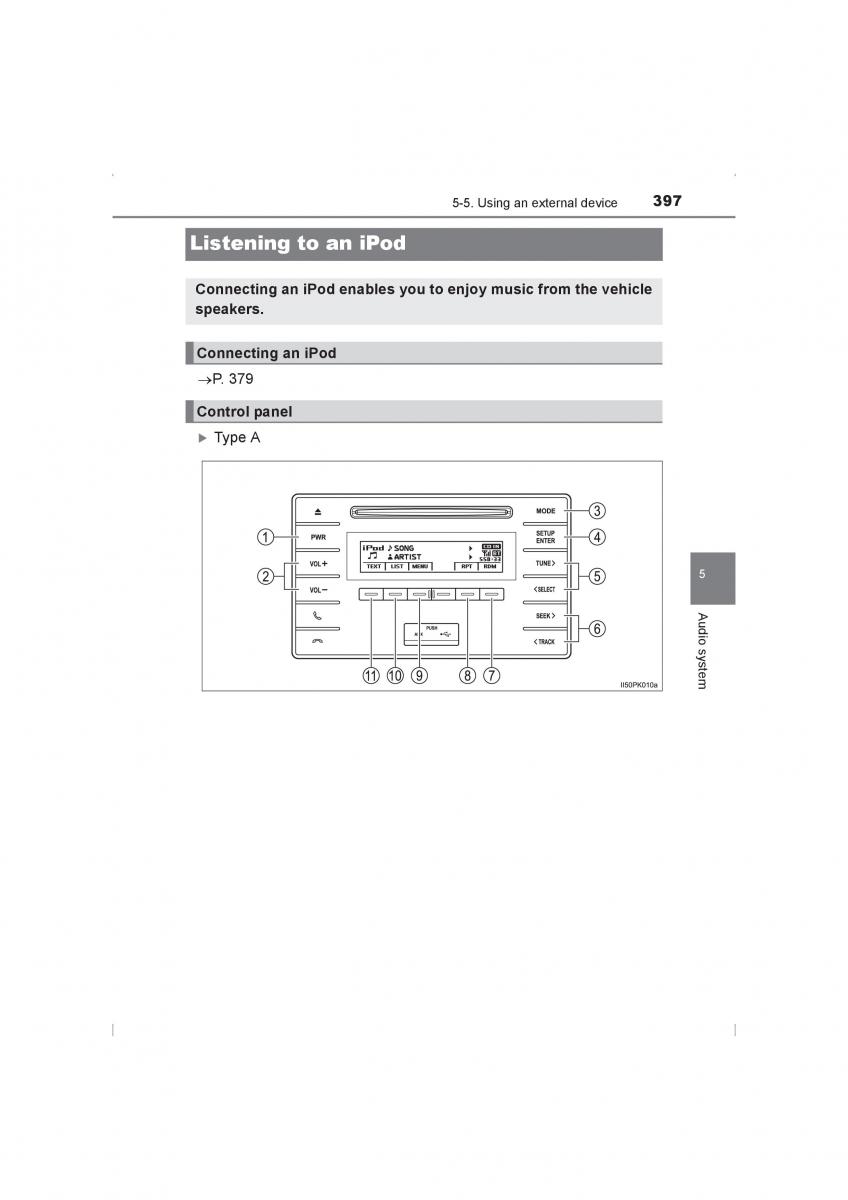 Toyota Hilux VIII 8 AN120 AN130 owners manual / page 397