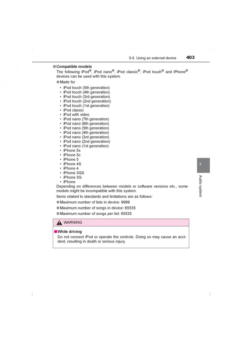 Toyota Hilux VIII 8 AN120 AN130 owners manual / page 403